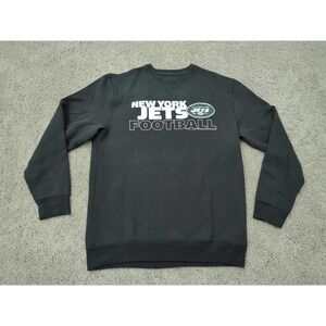 New York Jets Sweatshirt Mens Large NFL Junk Food Black Football‎